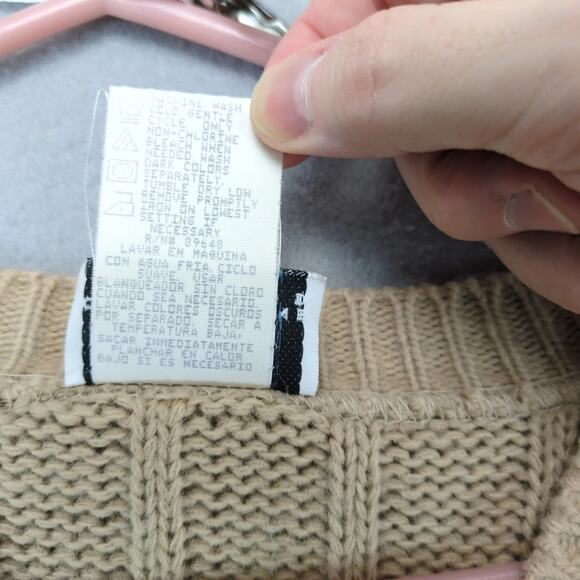 NWT Vtg 90s Cricket Lane Cardigan Sweater Women's L Cable Knit Autumn Harvest - Picture 6 of 10